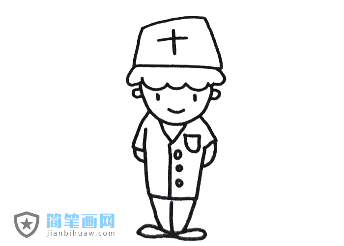 醫生簡筆畫圖片