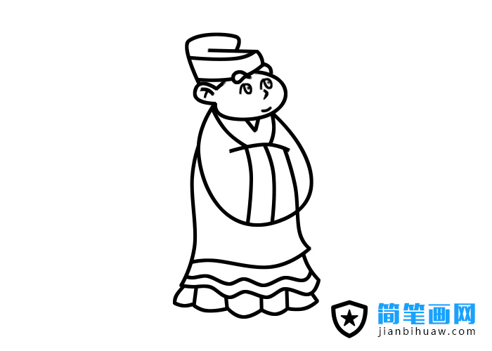 古代人簡筆畫圖片