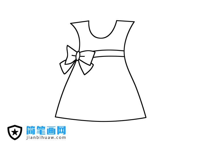 裙子簡(jiǎn)筆畫(huà)的步驟畫(huà)法