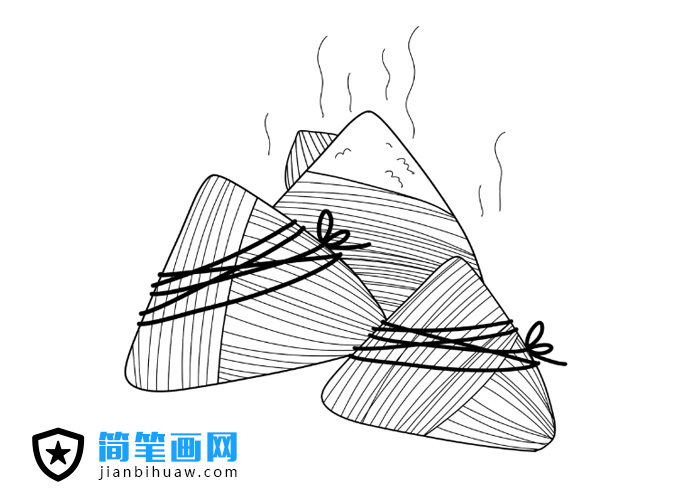 粽子簡(jiǎn)筆畫圖片