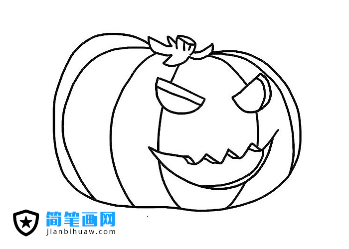 萬(wàn)圣節(jié)南瓜簡(jiǎn)筆畫(huà)圖片