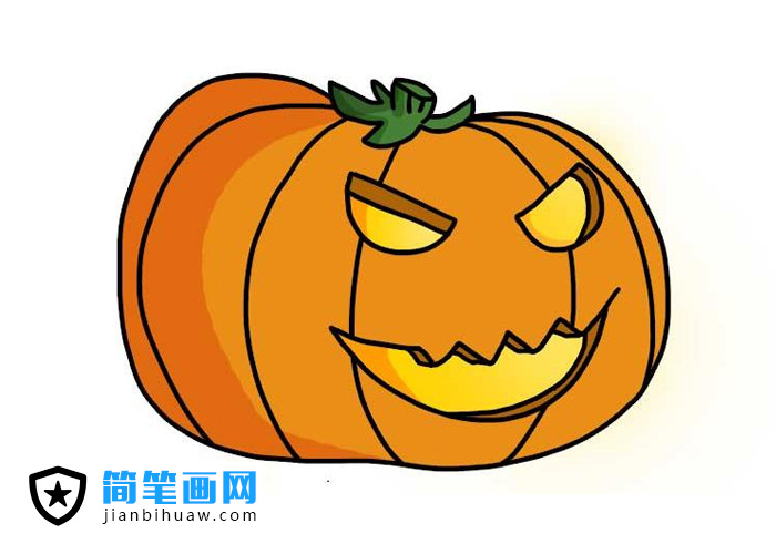 萬(wàn)圣節(jié)南瓜簡(jiǎn)筆畫(huà)圖片