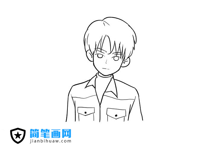 簡(jiǎn)單好畫又帥氣的男生簡(jiǎn)筆畫圖片