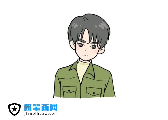 簡(jiǎn)單好畫又帥氣的男生簡(jiǎn)筆畫圖片